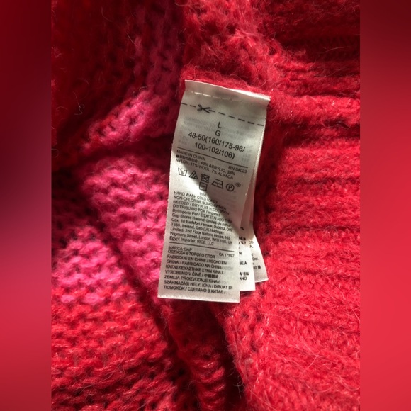 GAP Large Color Block Sweater NWOT - Picture 4 of 6